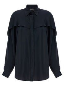 Fabiana Filippi Collar Detail Shirt Blue