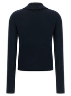 Chloé Collared Cardigan Blue, view 2