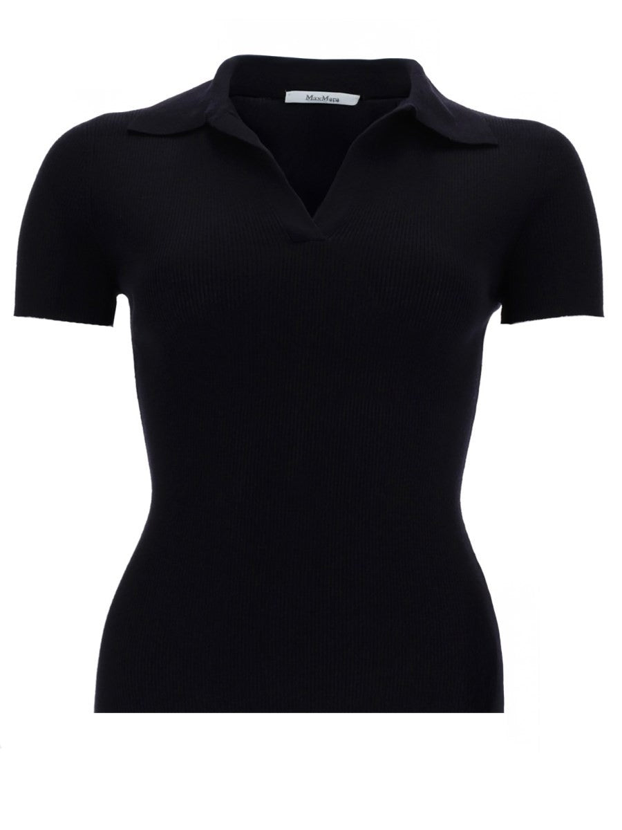 Max Mara Women's Collared Top Blue