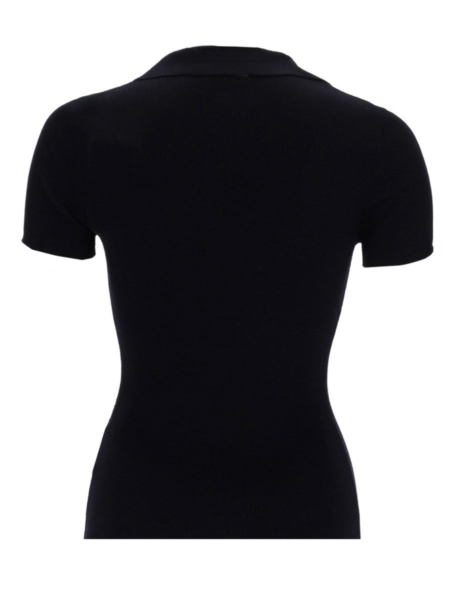 Max Mara Women's Collared Top Blue