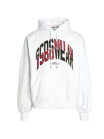 GCDS College Hoodie White