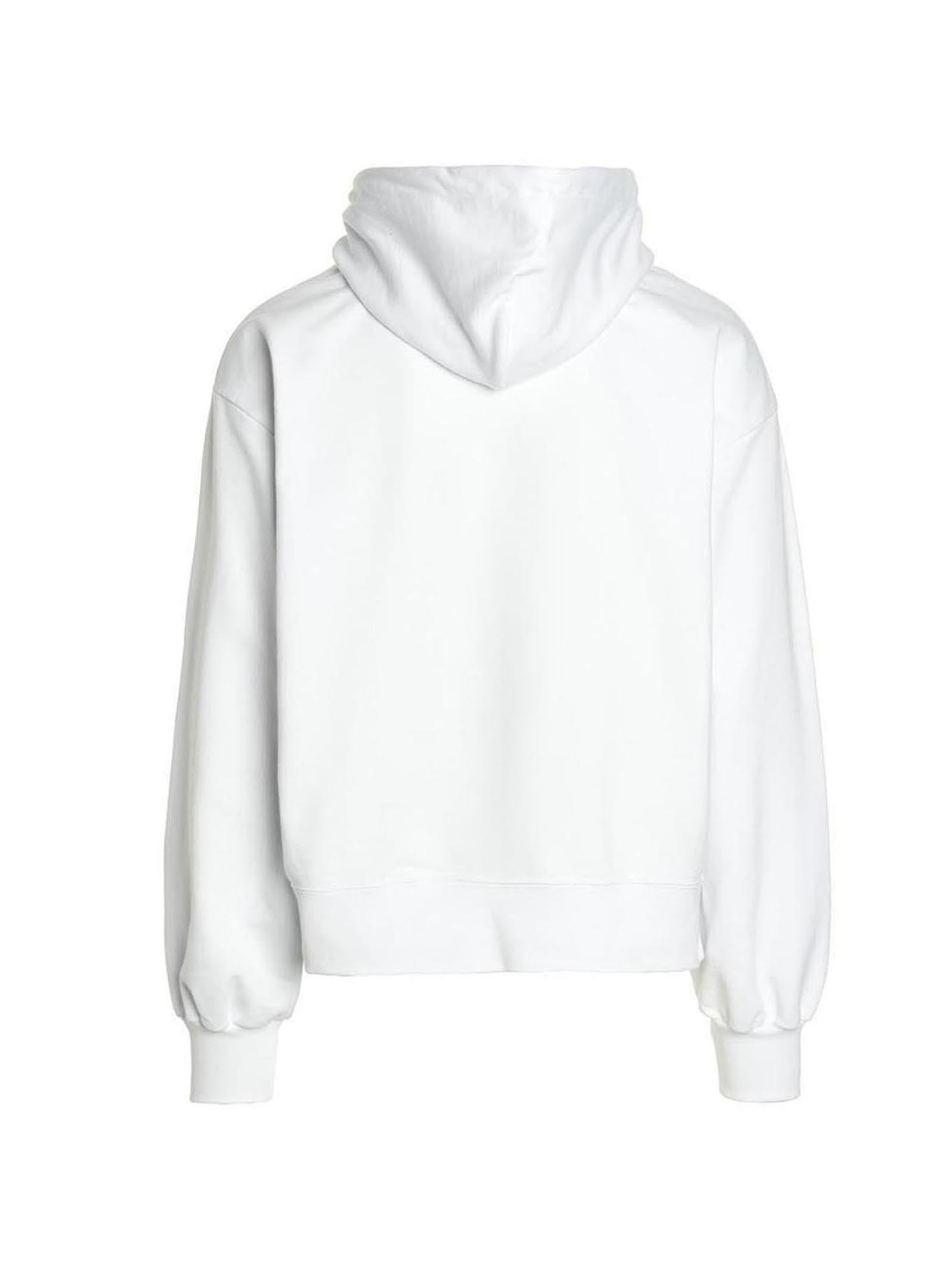 GCDS College Hoodie White
