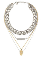 Rabanne Collier Rangs Necklace Silver