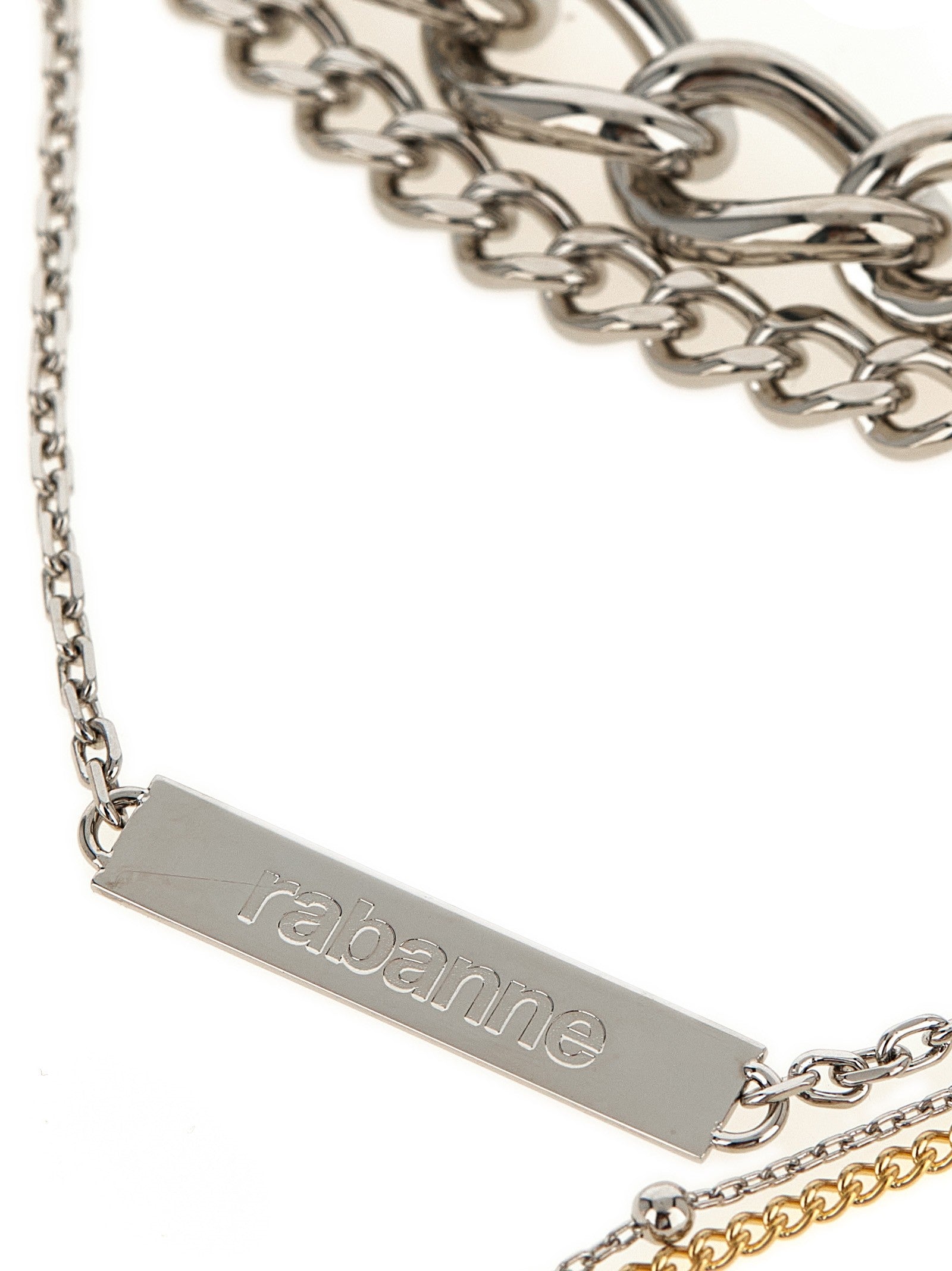 Rabanne Collier Rangs Necklace Silver
