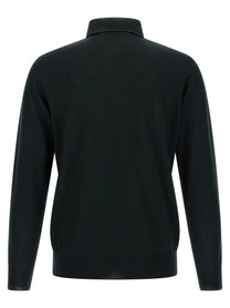 Larmeri Studio Collo Camicia Polo Shirt Green