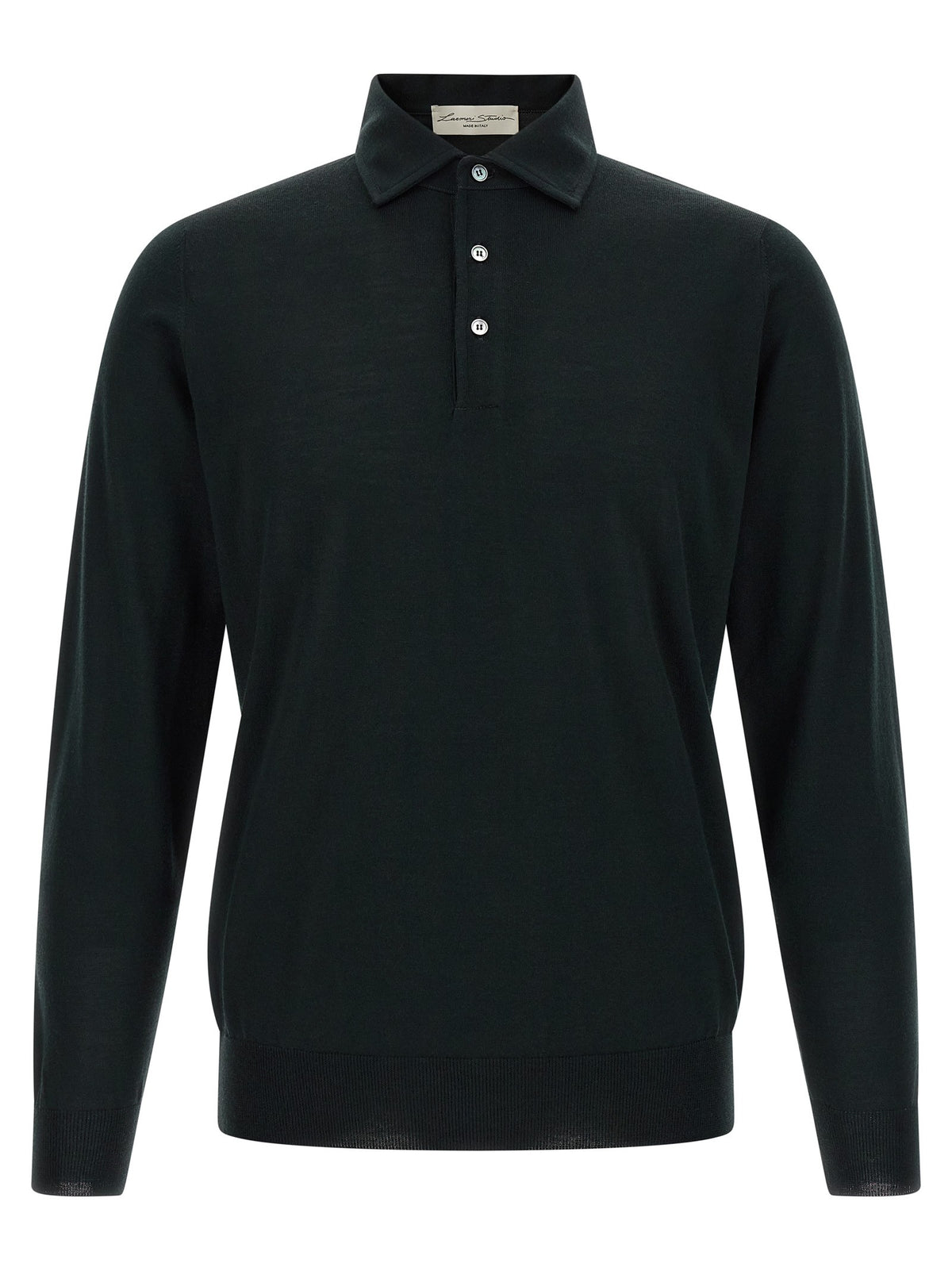 Larmeri Studio Collo Camicia Polo Shirt Green