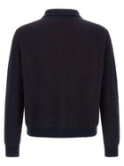 Oliver Lattughi Color Block Cardigan Blue, view 2