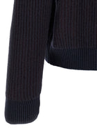 Oliver Lattughi Color Block Cardigan Blue, view 4