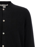 Comme Des Garcons Shirt Color Block Detail Cardigan Black, view 3