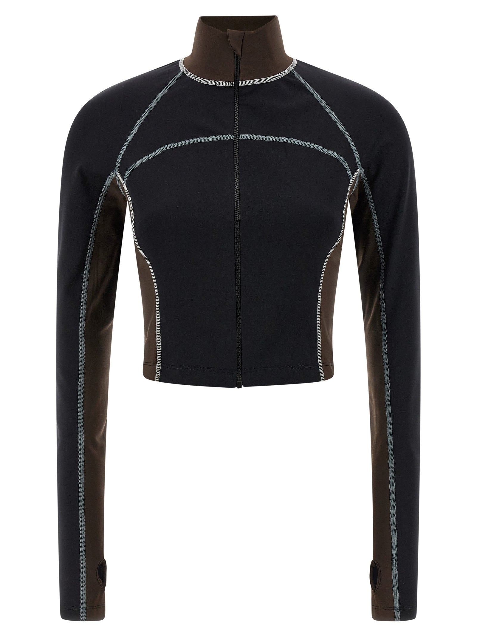 Fendi Color Block Top Black