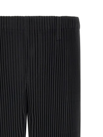 Homme Plissé Issey Miyake Color Pleats Pants Black