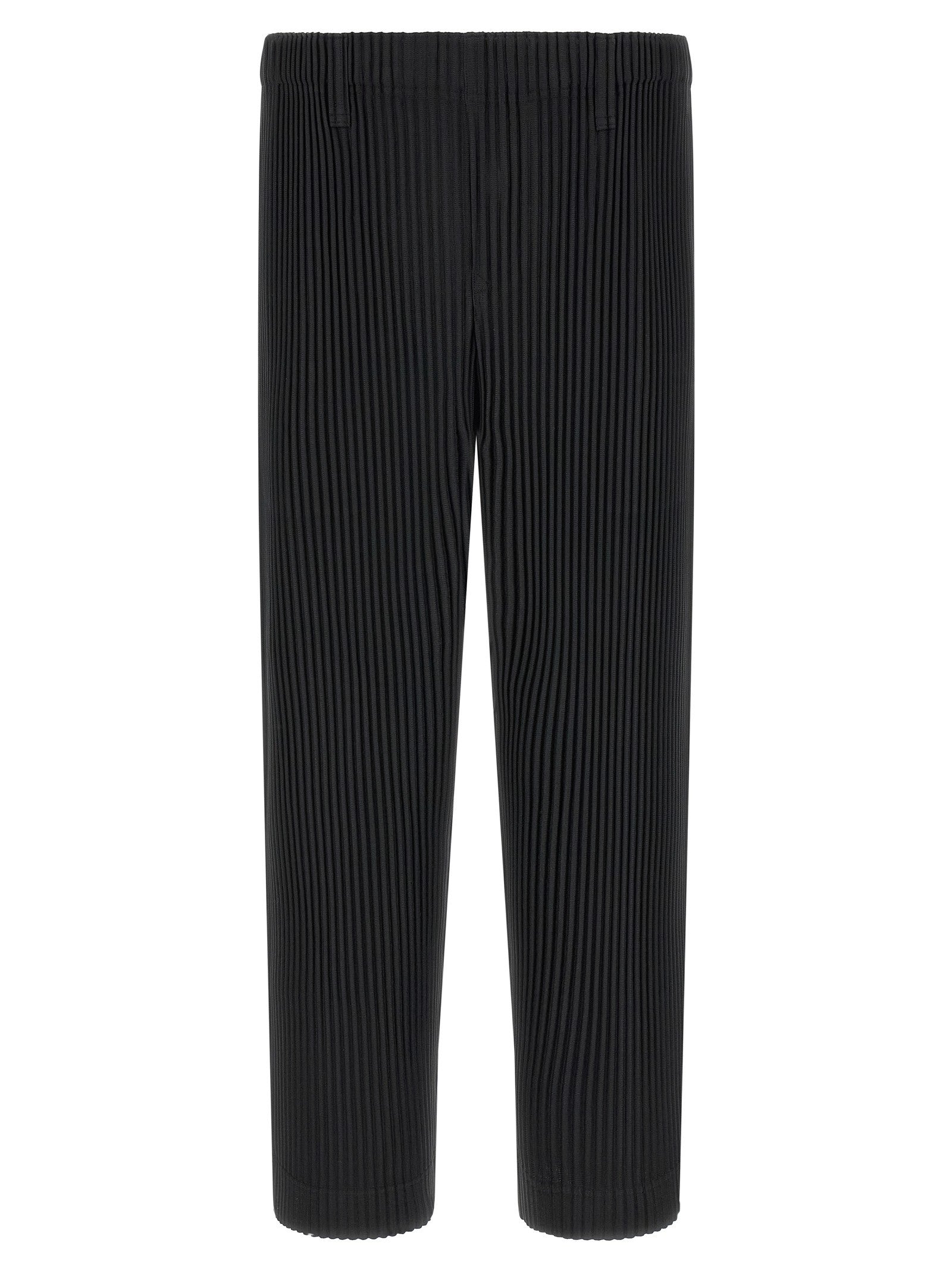 Homme Plissé Issey Miyake Color Pleats Pants Black