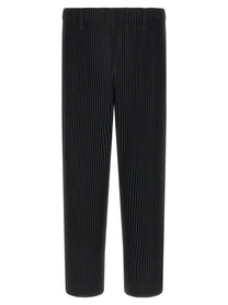 Homme Plissé Issey Miyake Color Pleats Pants Black