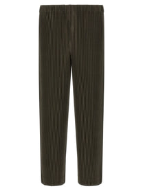 Homme Plissé Issey Miyake Color Pleats Pants Grey