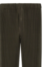 Homme Plissé Issey Miyake Color Pleats Pants Grey
