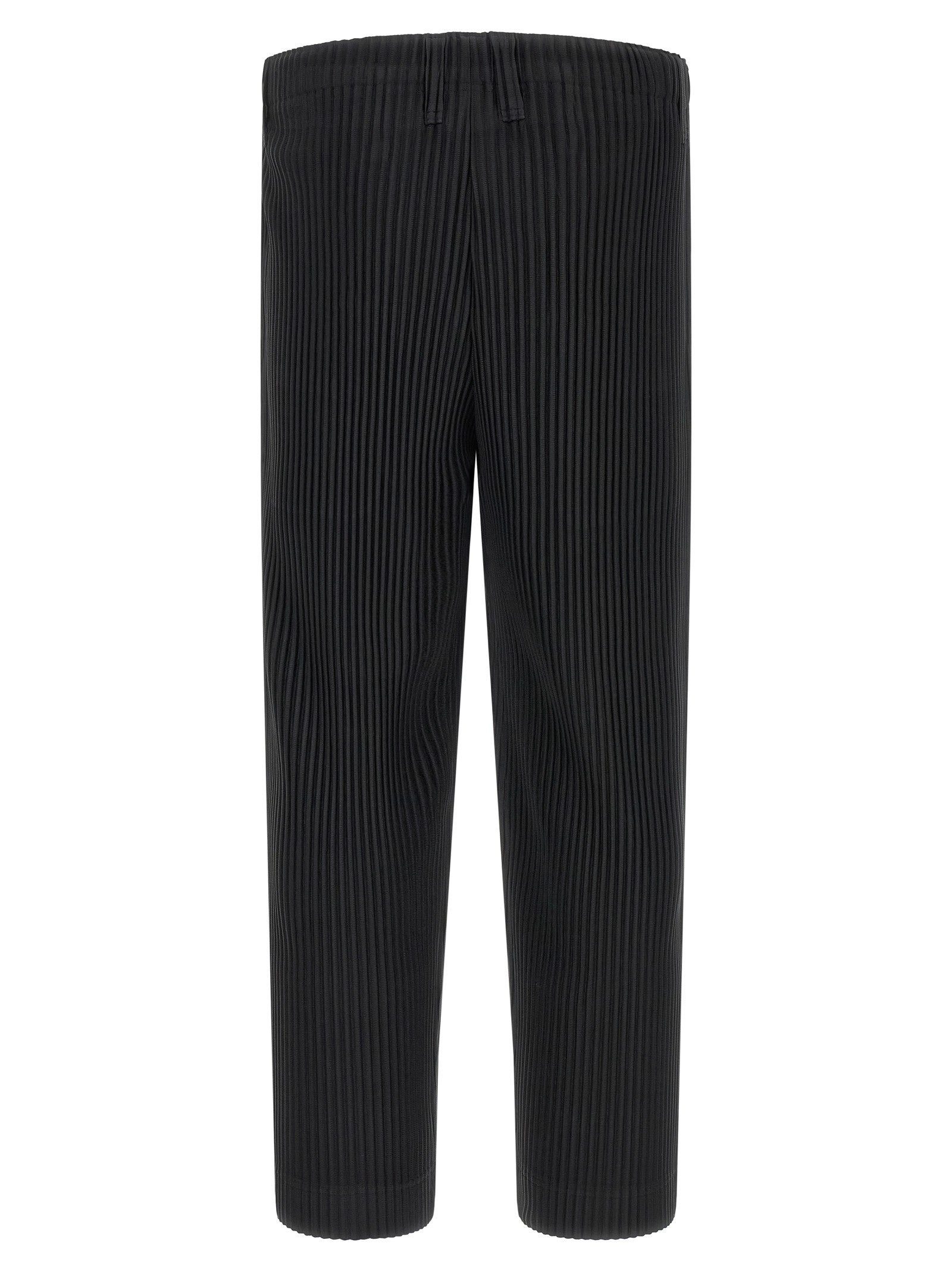 Homme Plissé Issey Miyake Color Pleats Pants Black