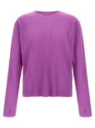 Homme Plissé Issey Miyake Color Pleats Sweater Purple