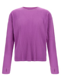Homme Plissé Issey Miyake Color Pleats Sweater Purple
