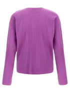 Homme Plissé Issey Miyake Color Pleats Sweater Purple, view 2