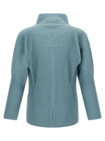 Homme Plissé Issey Miyake Color Pleats Jacket Blue