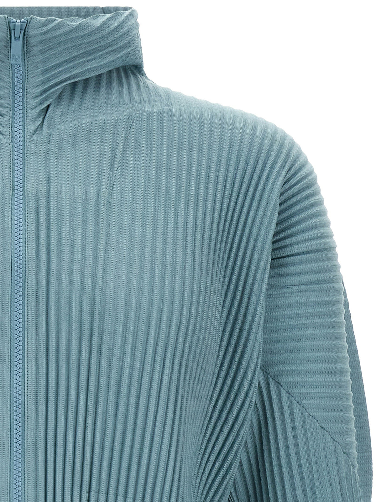 Homme Plissé Issey Miyake Color Pleats Jacket Blue