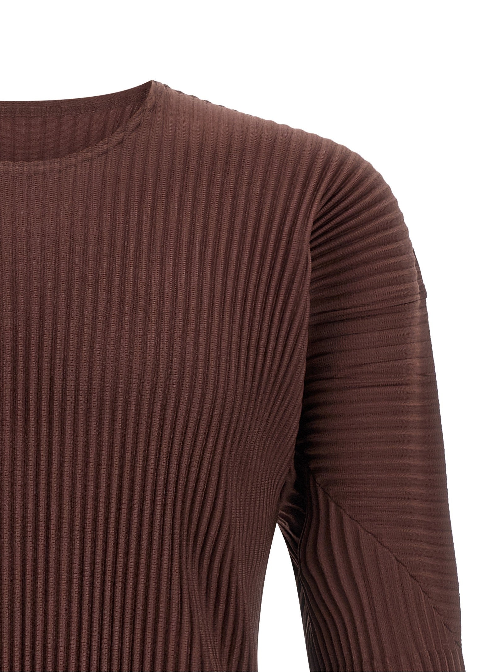 Homme Plissé Issey Miyake Color Pleats Shirt Brown