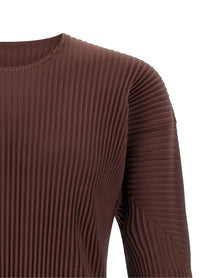 Homme Plissé Issey Miyake Color Pleats Shirt Brown
