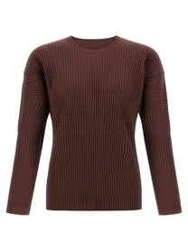 Homme Plissé Issey Miyake Color Pleats Shirt Brown