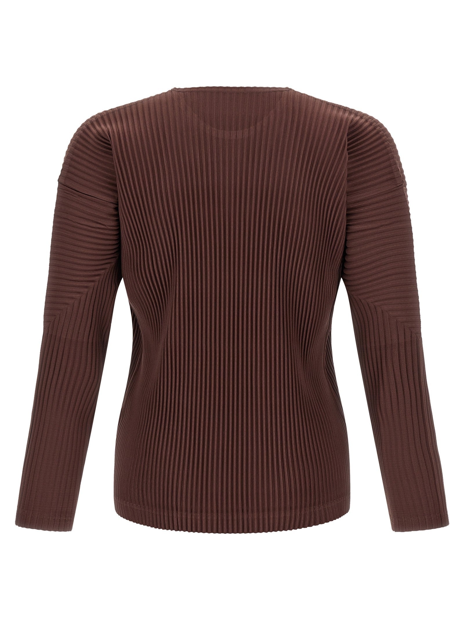 Homme Plissé Issey Miyake Color Pleats Shirt Brown