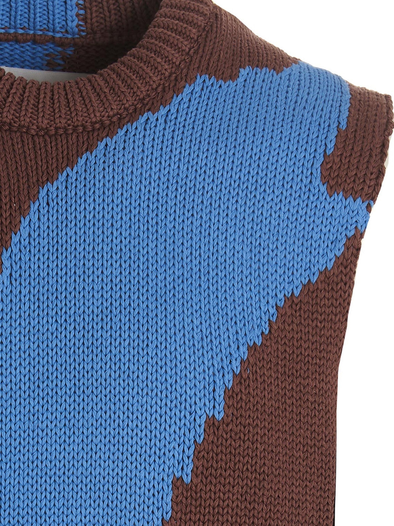 Jil Sander Colorblock Vest Gold