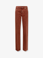 Chloé Women's Colored Denim Trousers Brown