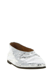 Marsell Coltellaccio Ballet Flats Silver