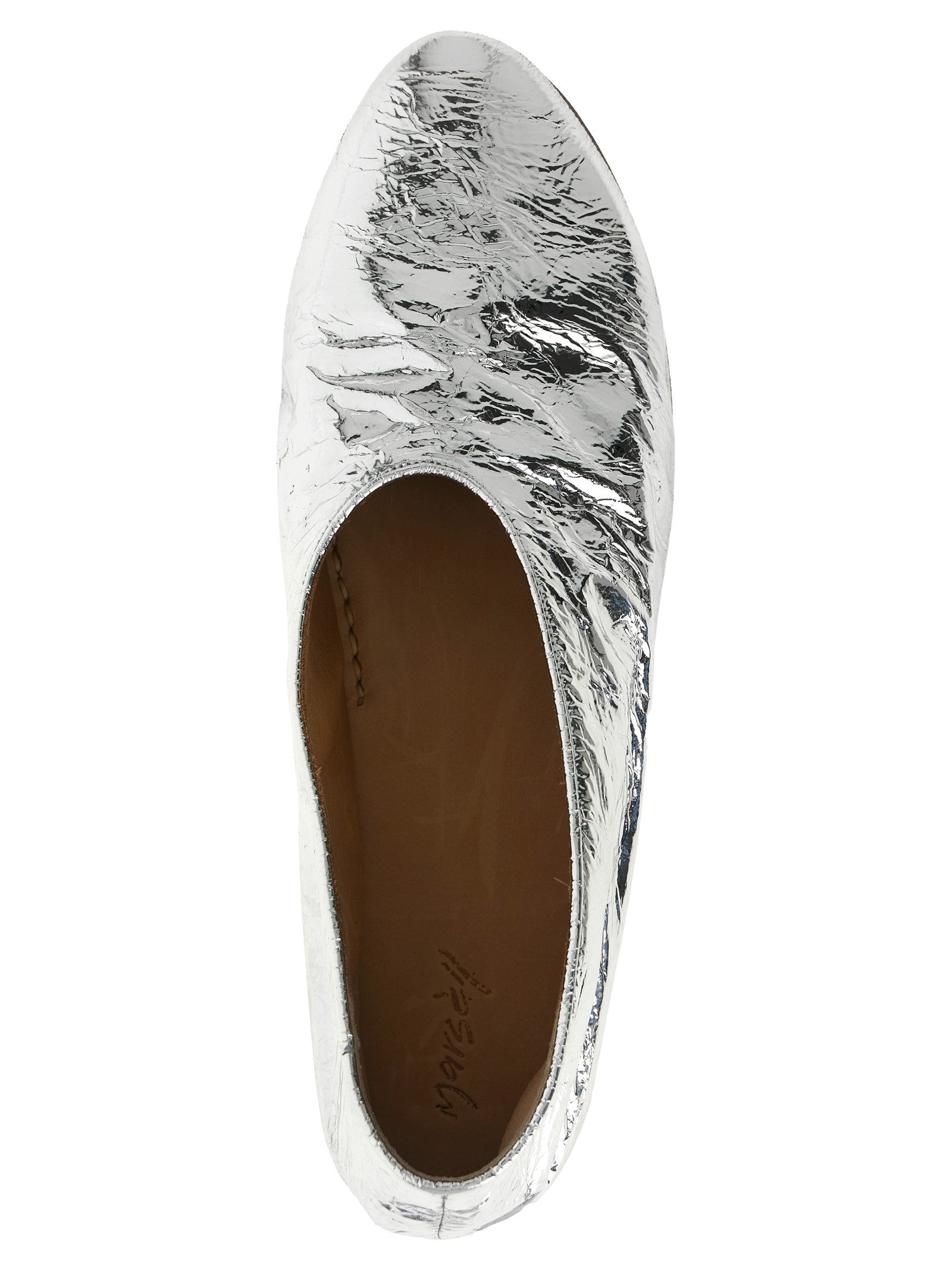 Marsell Coltellaccio Ballet Flats Silver