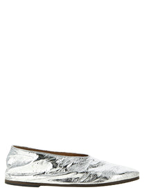 Marsell Coltellaccio Ballet Flats Silver