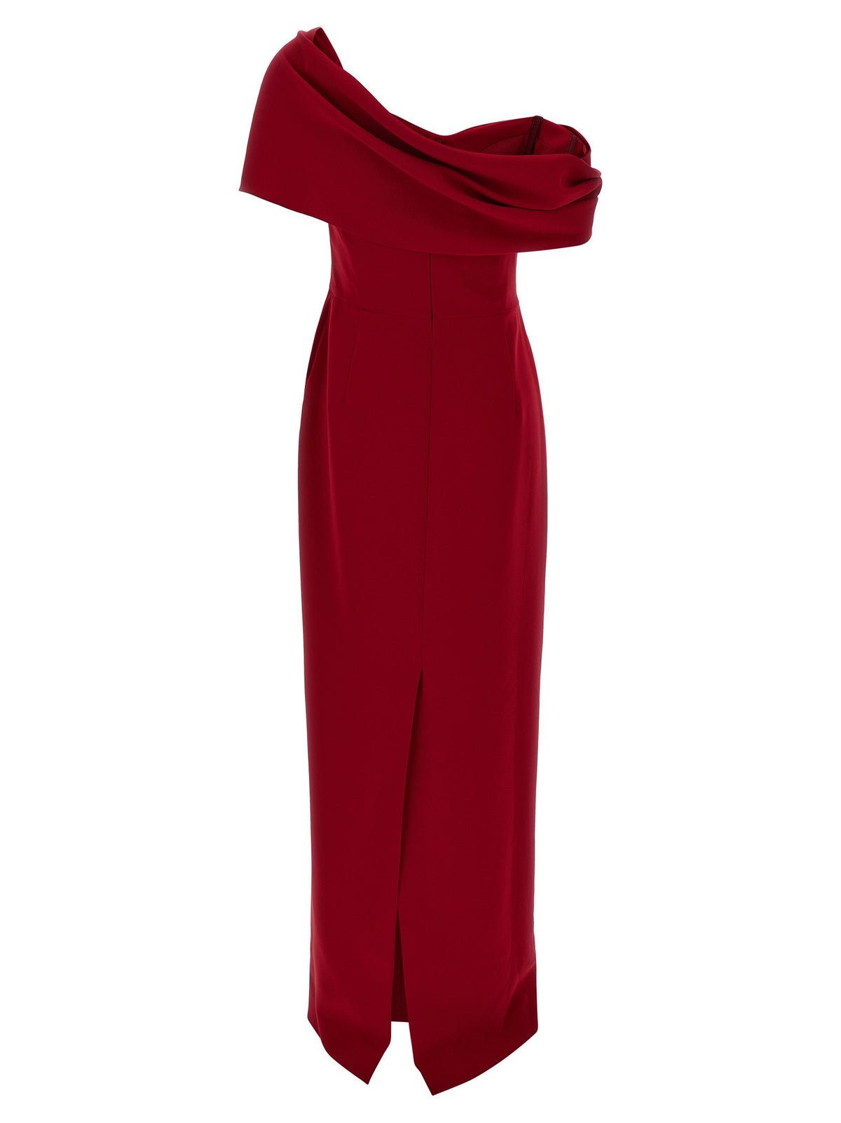 Carolina Herrera Column Dress Red, view 2