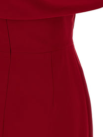 Carolina Herrera Column Dress Red, view 4