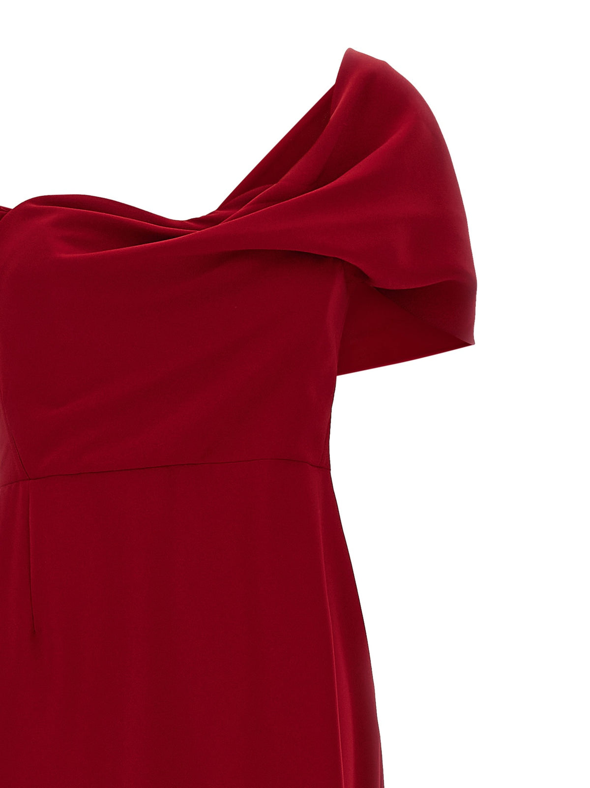 Carolina Herrera Column Dress Red, view 3