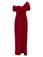 Carolina Herrera Column Dress Red