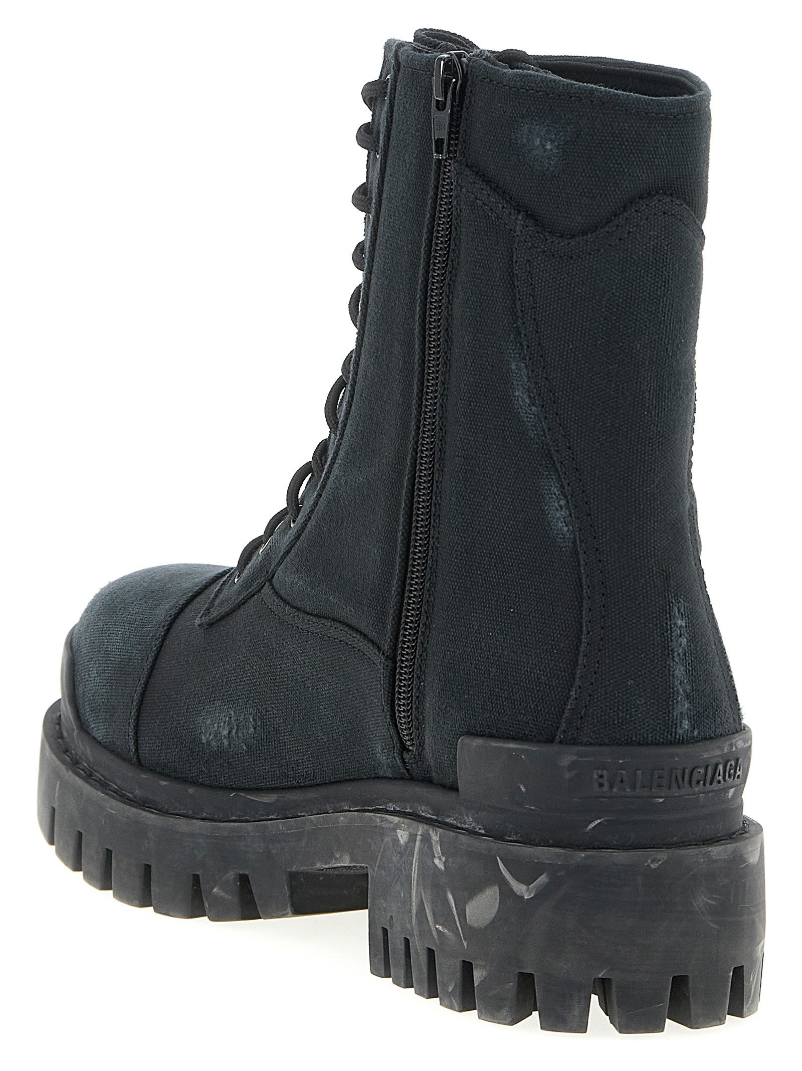 Balenciaga Combat Strike Boots Black