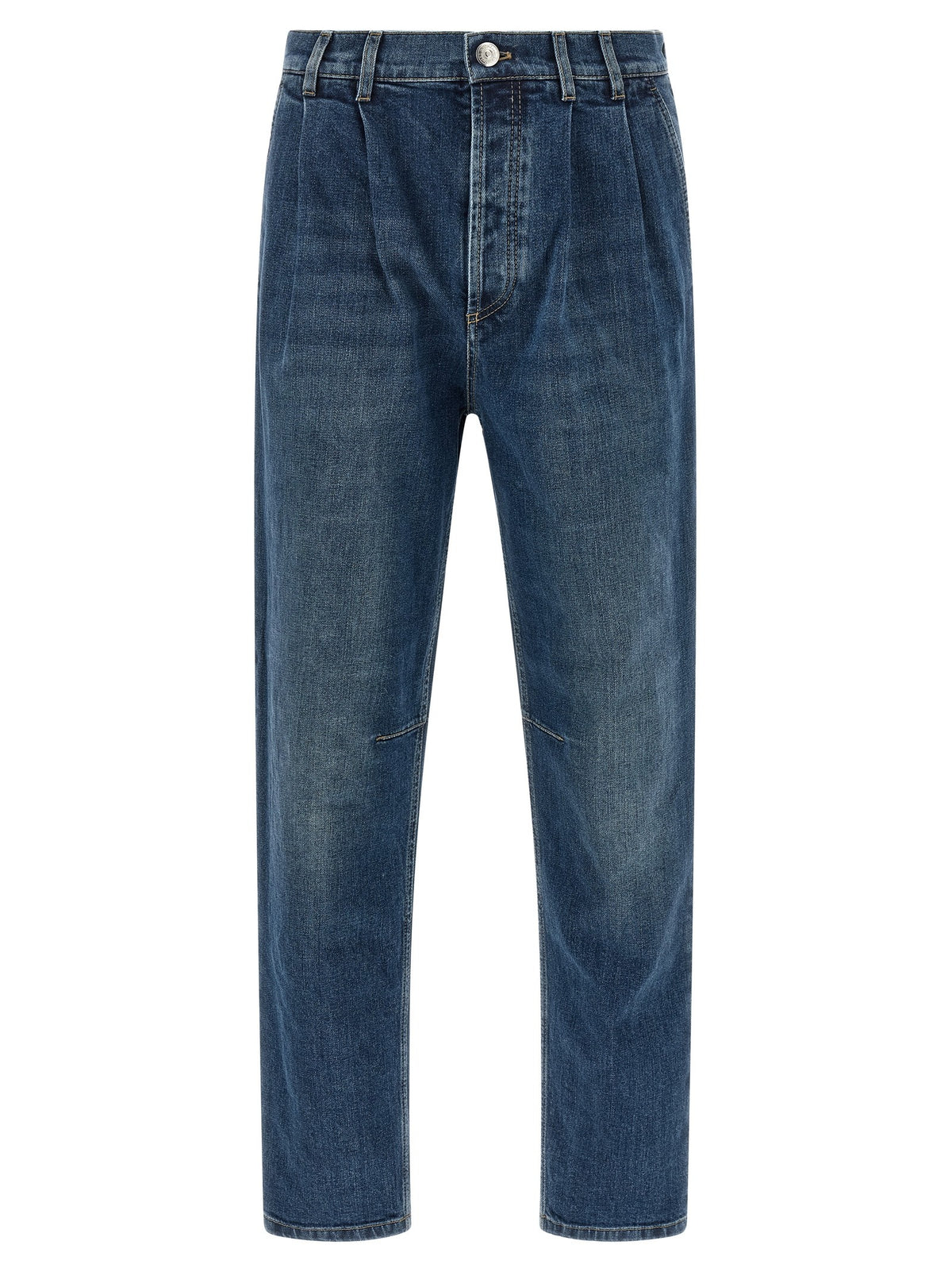 Brunello Cucinelli Comfort Cotton Jeans Blue