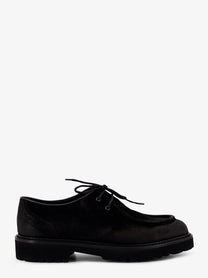 Doucal's Men's Commander Suede Lace up Shoes Black