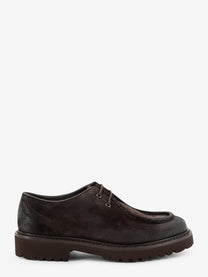 Doucal's Men's Commander Suede Lace Gold