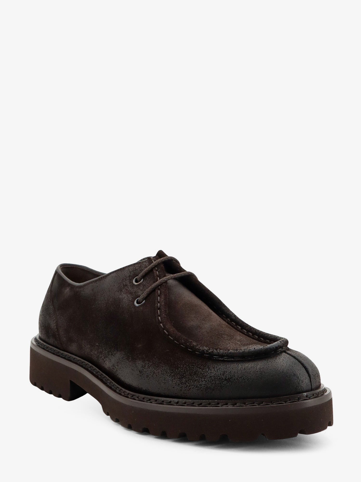 Doucal's Men's Commander Suede Lace Gold