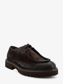 Doucal's Men's Commander Suede Lace Gold