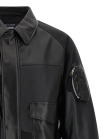COMME DES GARҪONS HOMME - COMME DES GARҪONS HOMME - Panel construction bomber jacket - Men’s Outerwear