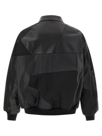COMME DES GARҪONS HOMME - COMME DES GARҪONS HOMME - Panel construction bomber jacket - Men’s Outerwear