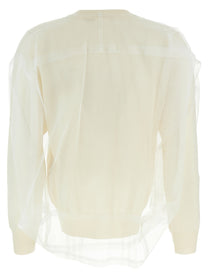 COMME DES GARÇONS - COMME DES GARÇONS - Tulle sweater - Women’s Knitwear