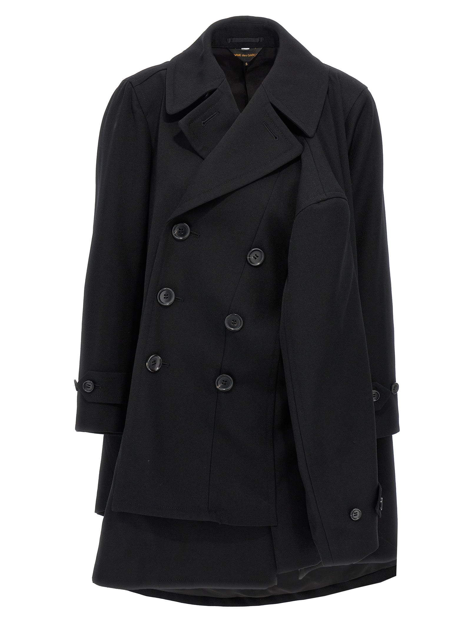 COMME DES GARÇONS - COMME DES GARÇONS - Double-breasted coat 4 sleeves - Women’s Outerwear