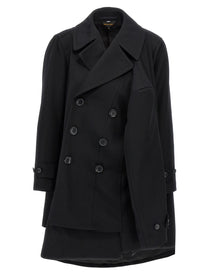 COMME DES GARÇONS - COMME DES GARÇONS - Double-breasted coat 4 sleeves - Women’s Outerwear