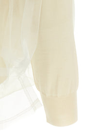COMME DES GARÇONS - COMME DES GARÇONS - Tulle cardigan - Women’s Knitwear